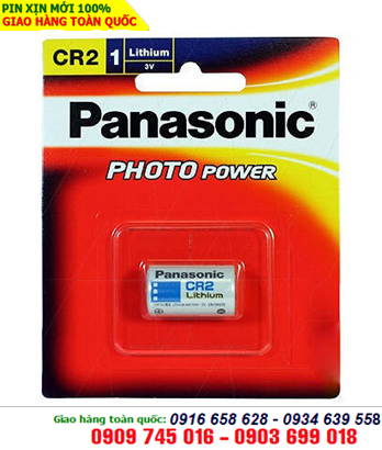 Panasonic CR2W/1BE; Pin 3v lithium Panasonic CR2W/1BE (CR15H270) Loại vỉ 1viên